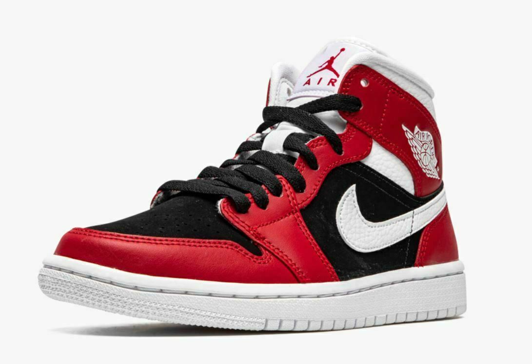 Купить Кроссовки Nike Air Jordan 1 Mid Gym Red White Black bq6472/601 Shoes  Womens Size 11 NEW в интернет-магазине с Ebay с доставкой из США, низкие  цены | Nazya.com